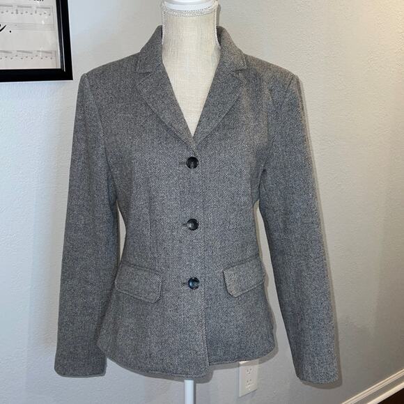 Eddie Bauer Wool Blend Blazer - Size 10 - Picture 1 of 11